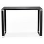 Voir la diapositive 2 : Paris Prix Bureau Design en Verre  Zaho  140cm Noir