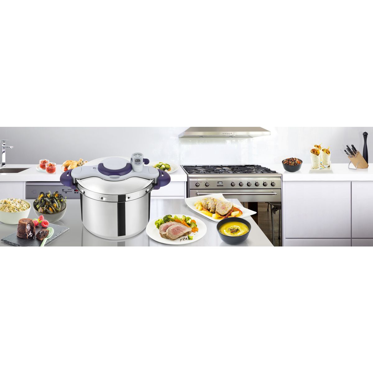 SEB Cocotte-minute CLIPSO MINUT PERFECT VIOLET 7,5 L 