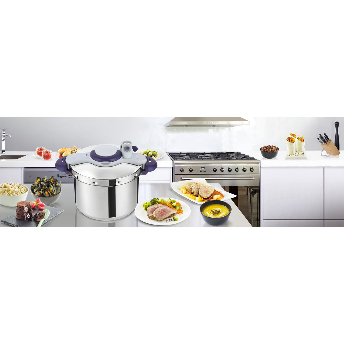 SEB Cocotte-minute CLIPSO MINUT PERFECT VIOLET 7,5 L 