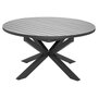 Voir la diapositive 5 : JARDILINE Table de jardin à rallonge - 6/10 places - Aluminium - Anthracite - PALMA