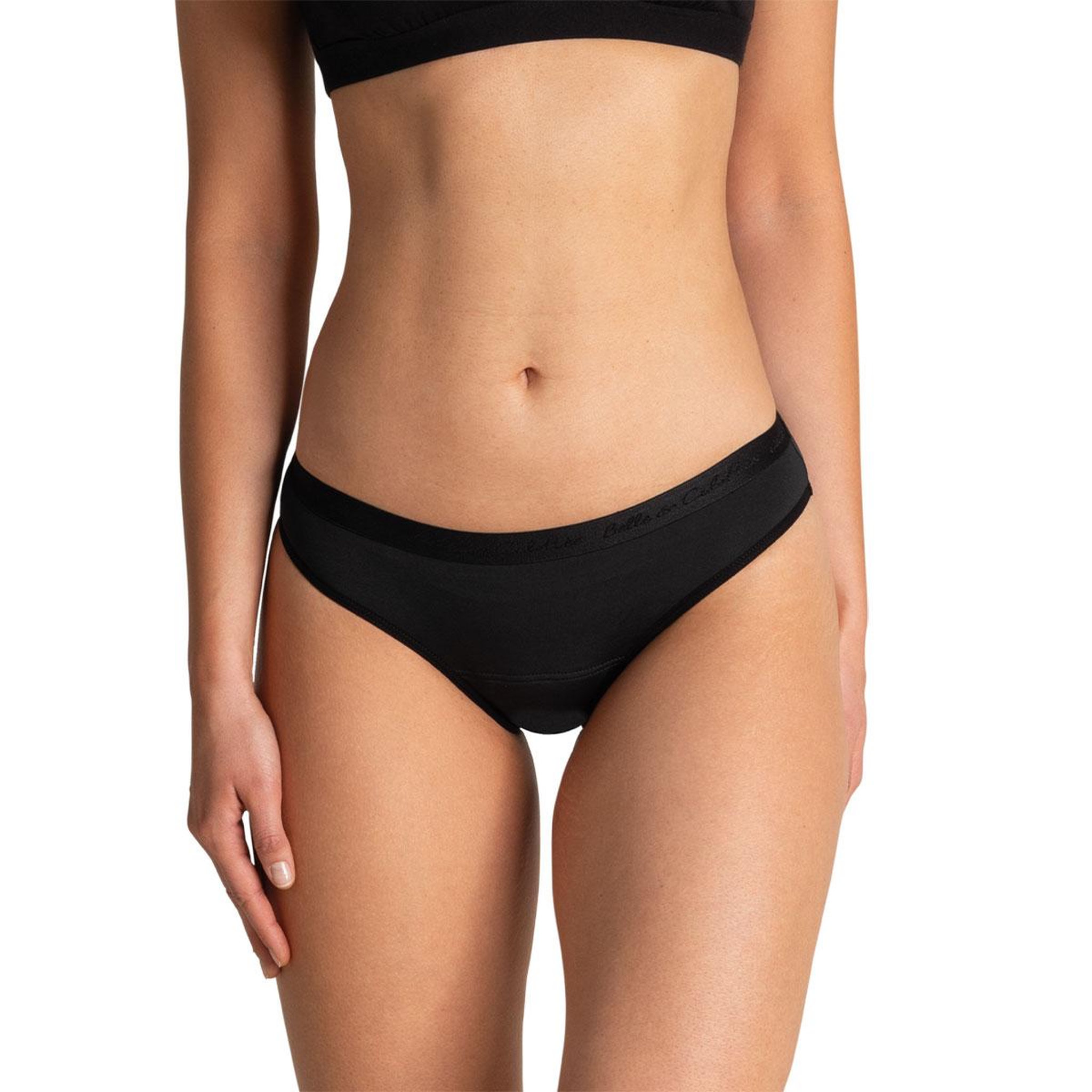 Voir la diapositive 4 : Athena Lot de 2 slips pour les règles femme Micro recyclée Secret