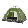 Voir la diapositive 5 : VIDAXL Tente de camping 3 personnes vert liberation rapide