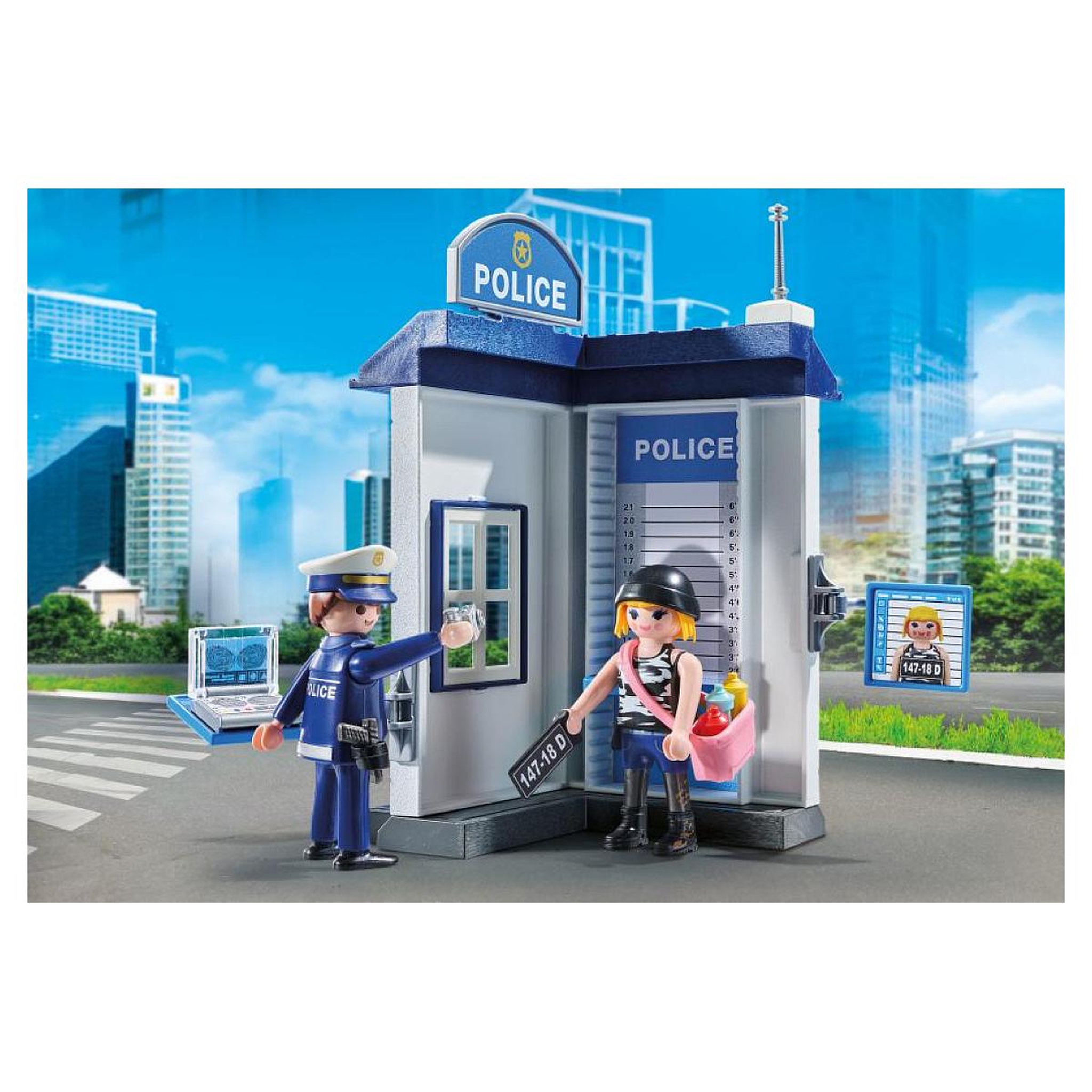 Voir la diapositive 4 : PLAYMOBIL 71733 Salle d'interrogatoire de police