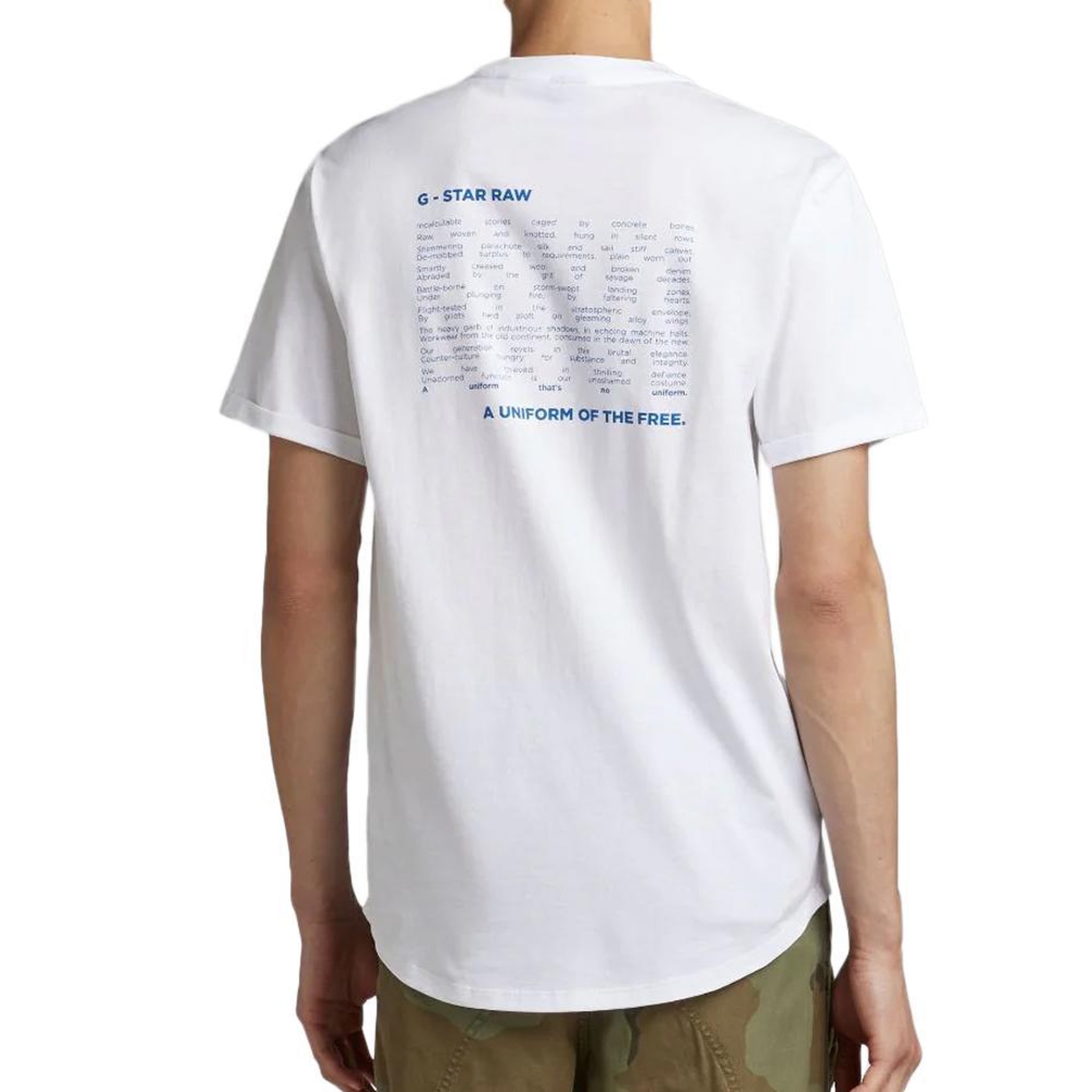 Voir la diapositive 2 : G-Star Raw T shirt  Homme G Star Raw Lash Back