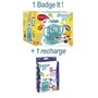 BANDAI Maxi pack Badge It turquoise + recharge bleue