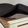 Voir la diapositive 3 : Paris Prix Drap Housse  Lina  90x190cm Charbon