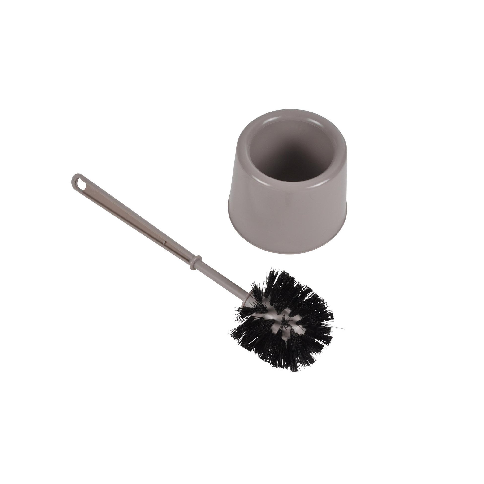 Eden Brosse de toilette plastique taupe