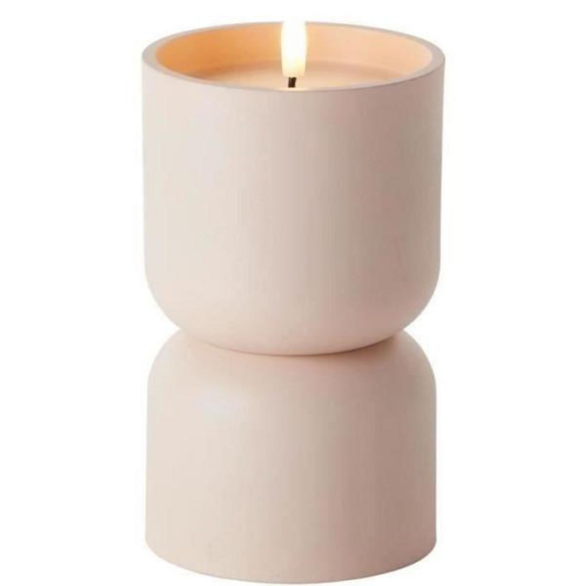 BRILLIANT Lampe de table d'extérieur- BRILLIANT - LOVERE - Plastique - 3 W - Forme bougie - Beige et brun clair