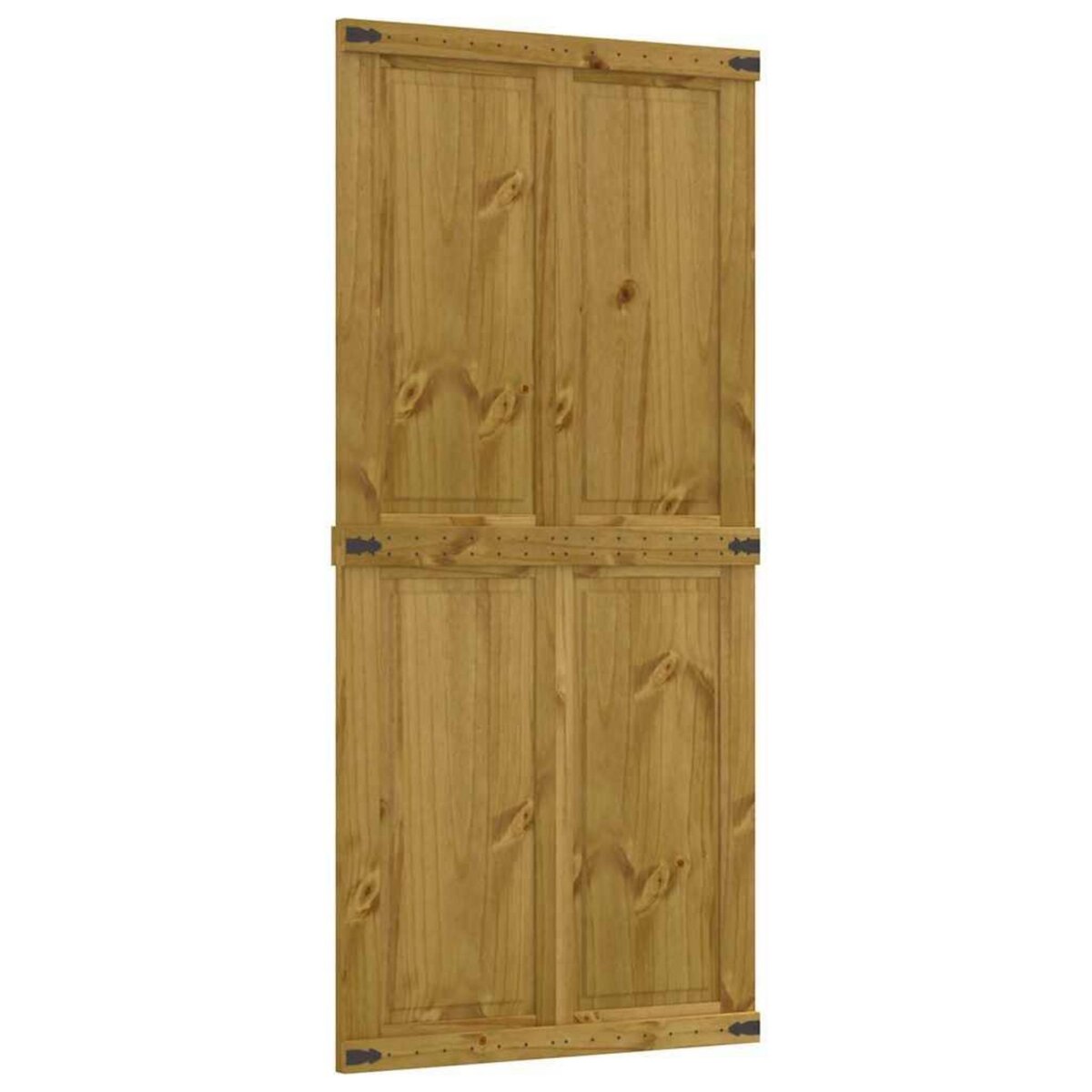 VIDAXL Porte de grange CORONA 100x210 cm bois massif de pin