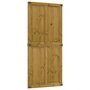Voir la diapositive 2 : VIDAXL Porte de grange CORONA 100x210 cm bois massif de pin