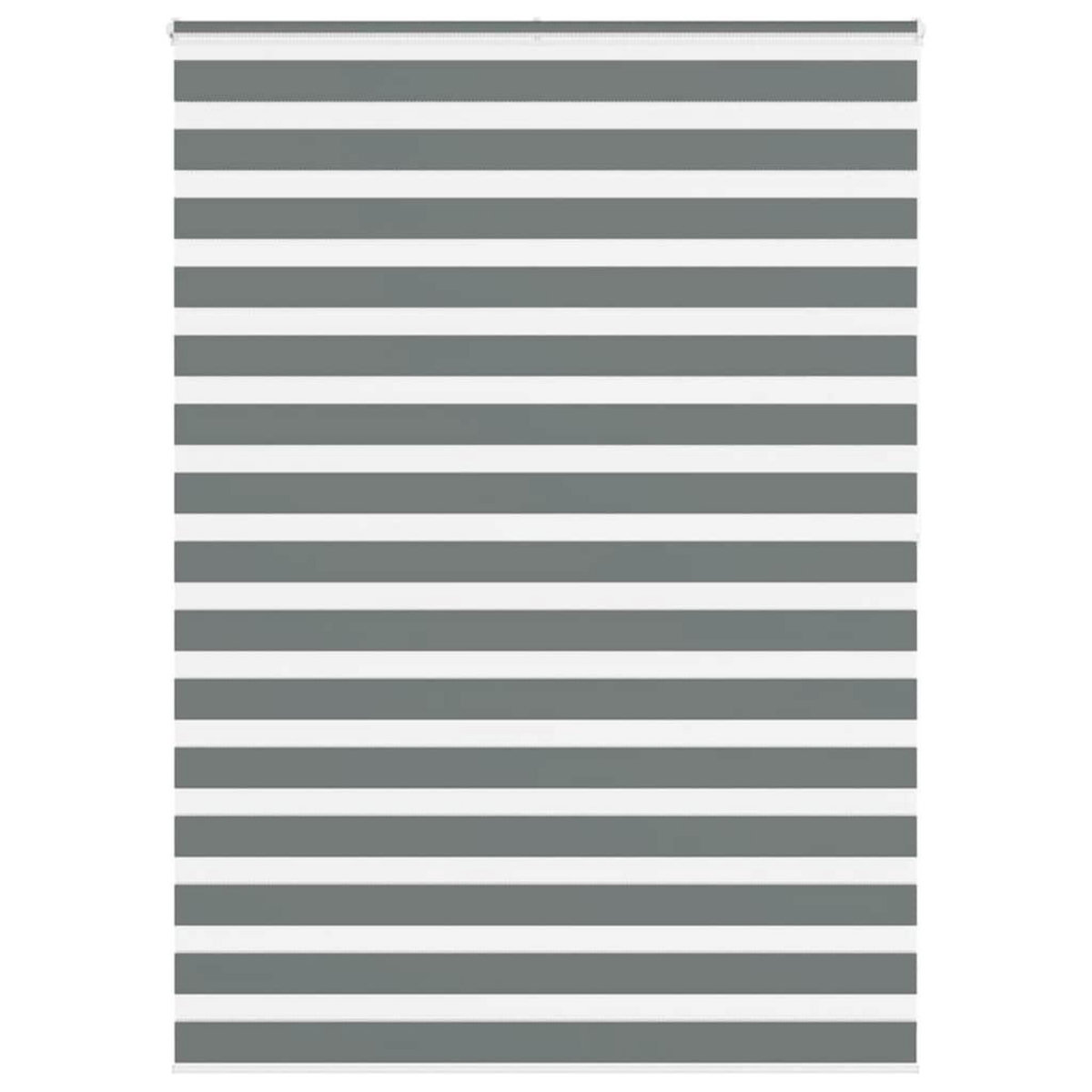 VIDAXL Store zebre gris fonce largeur du tissu 155,9 cm polyester