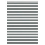 VIDAXL Store zebre gris fonce largeur du tissu 155,9 cm polyester