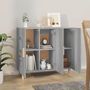 Voir la diapositive 6 : VIDAXL Buffet sonoma gris 90x34x80 cm bois d ingénierie