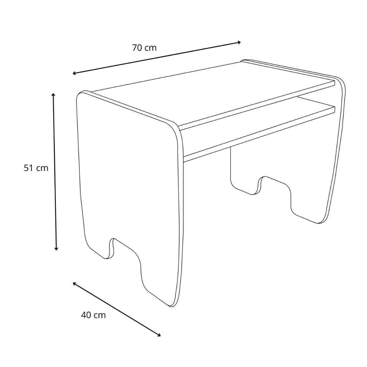 KOBI Ensemble de mobilier pour enfants : table et chaises en bois