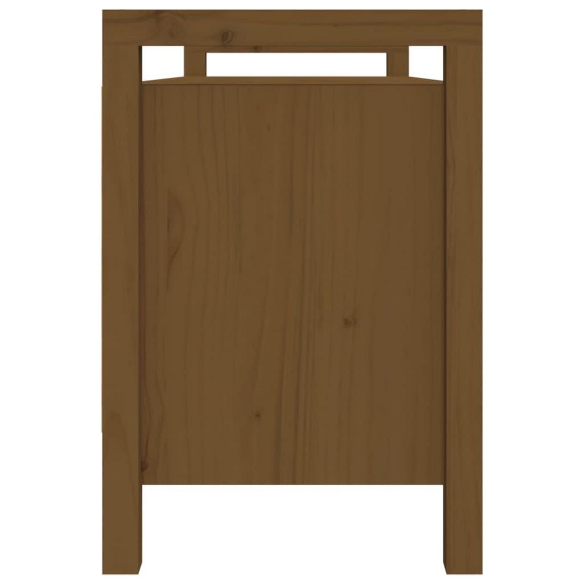 VIDAXL Banc d'entree Marron miel 110x40x60 cm Bois de pin massif