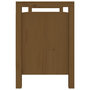 Voir la diapositive 4 : VIDAXL Banc d'entree Marron miel 110x40x60 cm Bois de pin massif