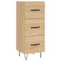 Voir la diapositive 2 : VIDAXL Buffet Chene sonoma 34,5x34x90 cm Bois d'ingenierie