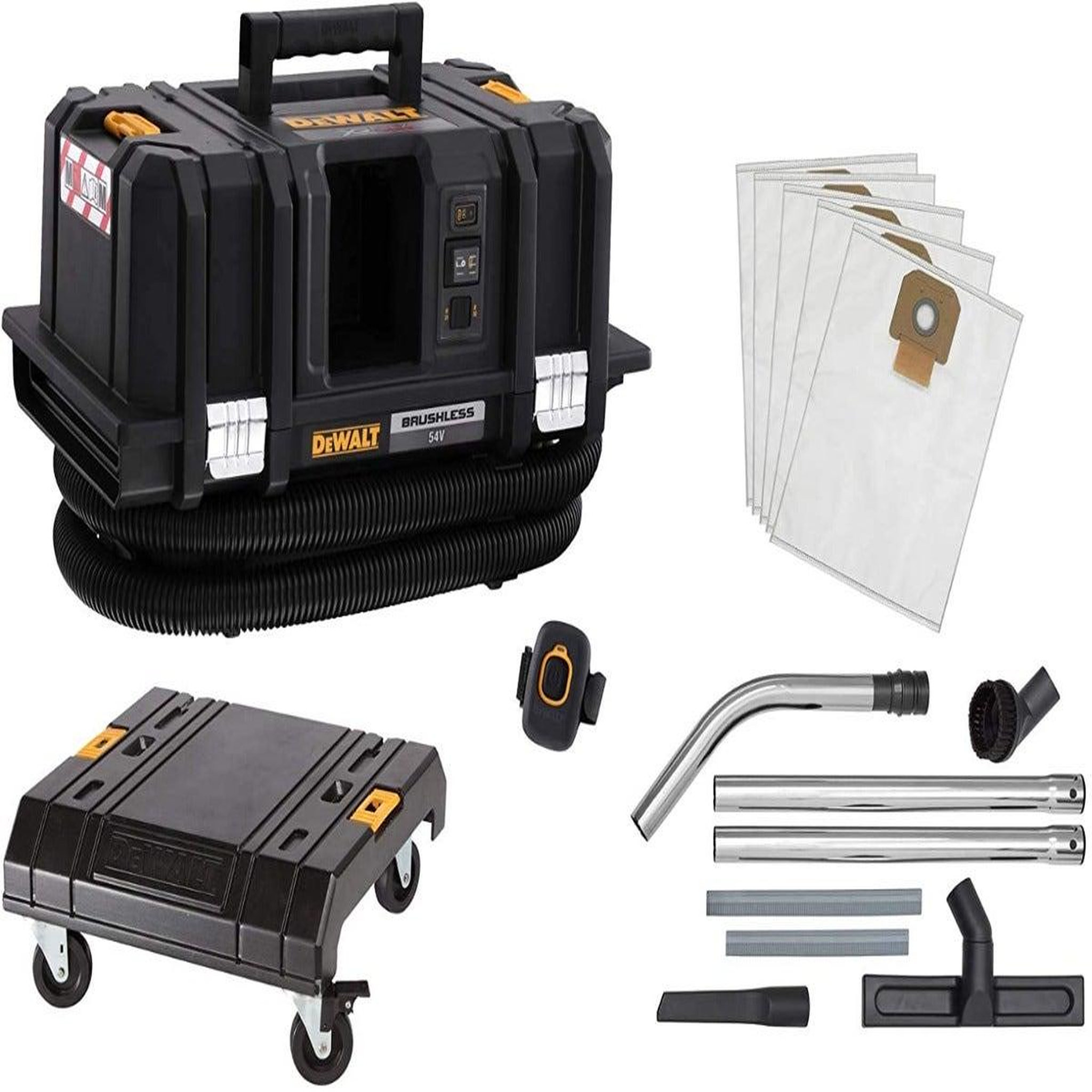 Dewalt Kit aspirateur tstak xr flexvolt 54v eau et poussières classe m