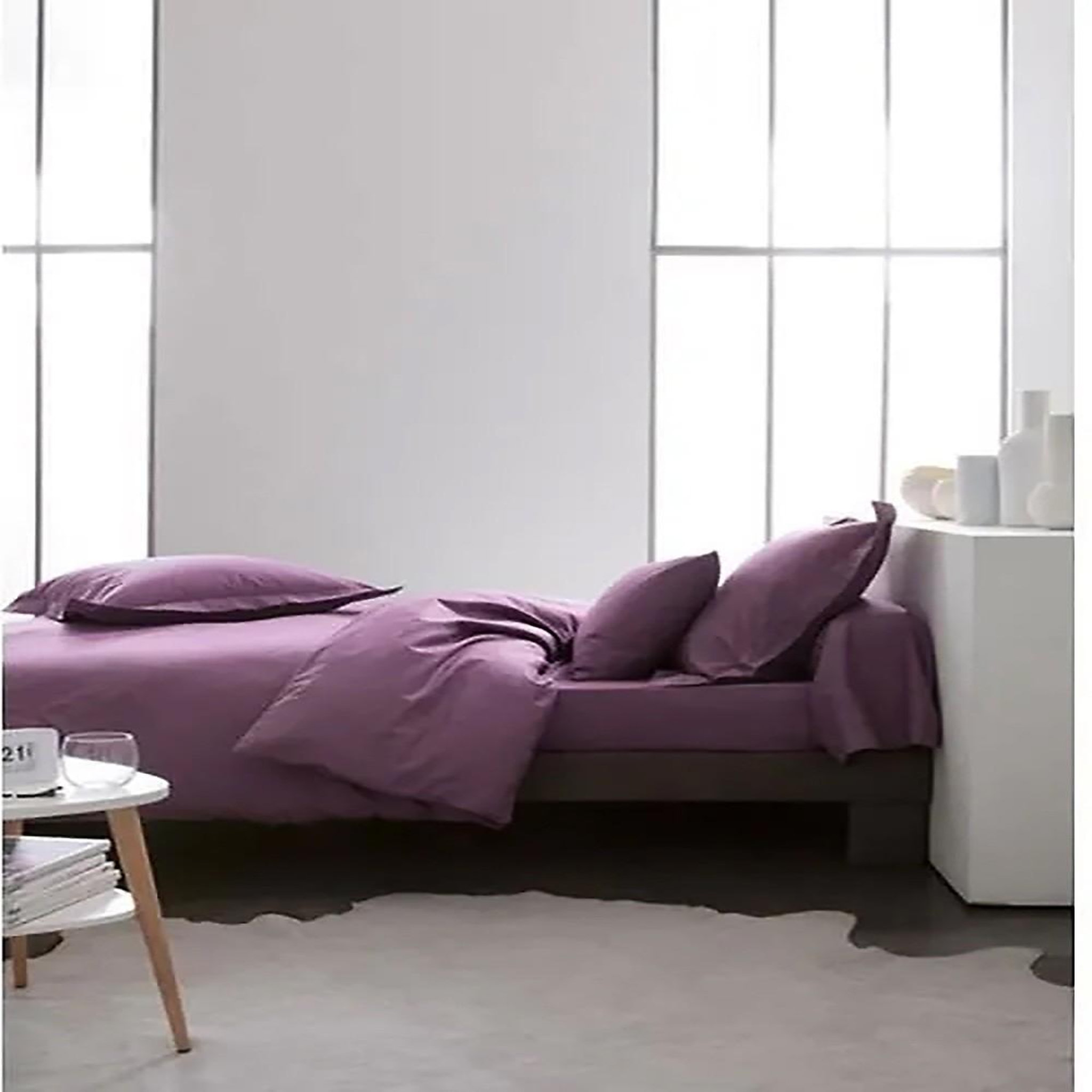 Voir la diapositive 3 : Home collection Taie d'oreiller 75x75 100% coton today figue