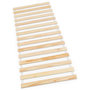 Voir la diapositive 2 : IDIMEX Sommier en pin massif, 15 lattes sans cadre, compatible couchage 80x190 et 80x200 cm