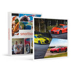 Smartbox Stage de pilotage multivolant : 2 tours en Porsche, 2 tours en Lamborghini Huracan et 2 tours en Ferrari 488 sur le circuit de Trappes - Coffret Cadeau Sport & Aventure
