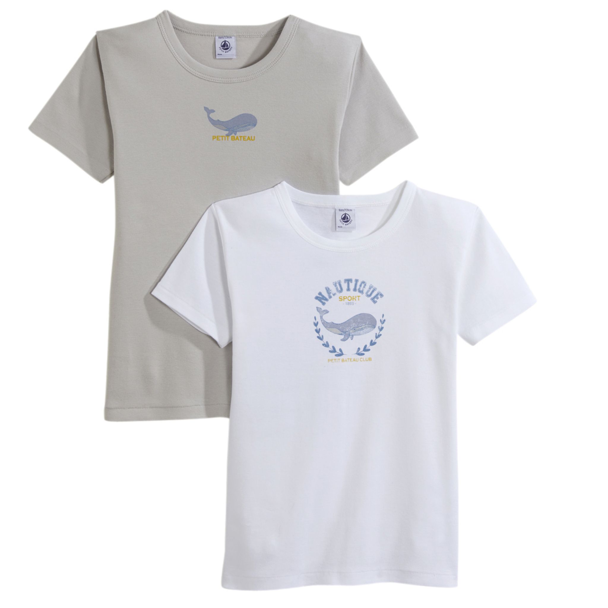 Petit Bateau T-Shirt Manches Courtes Bébé Garçon – Coton 100% – Rayé Classique Et Confort Absolu