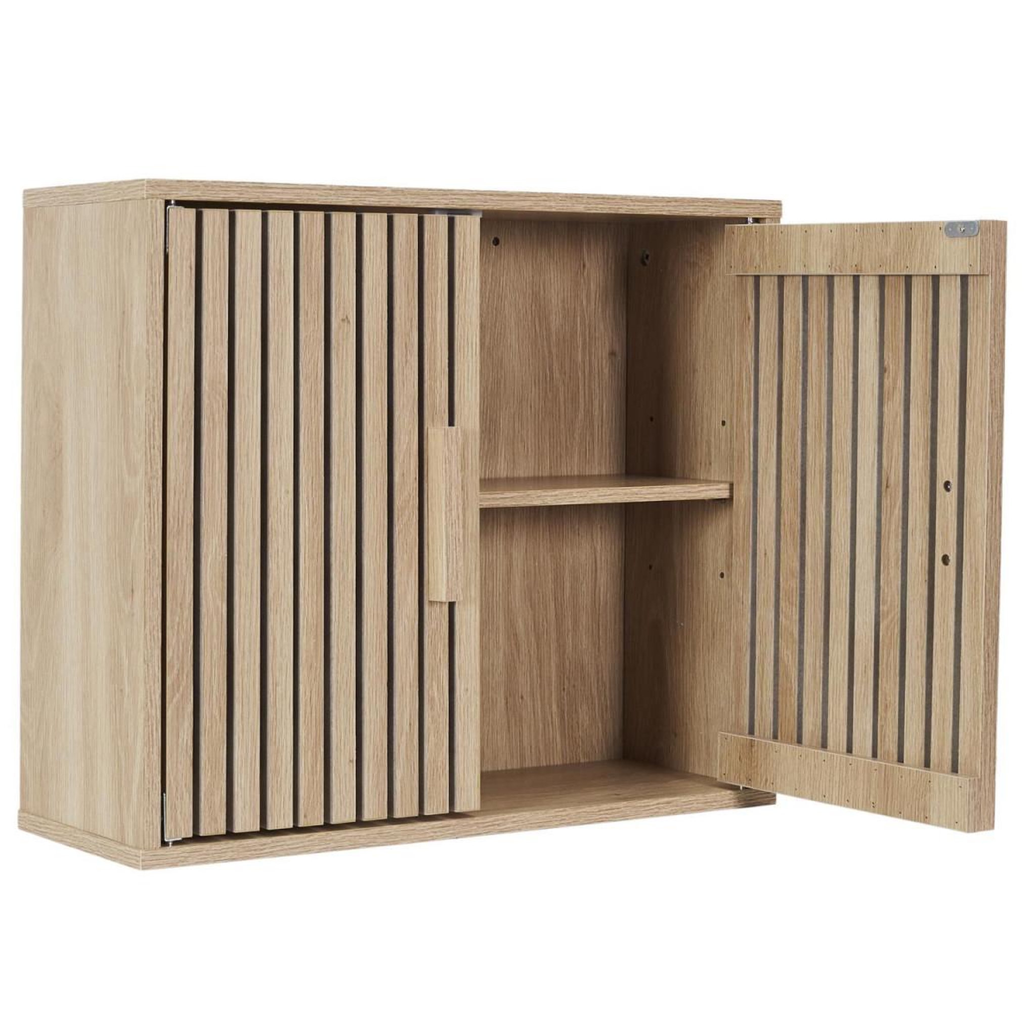 Voir la diapositive 3 : The Home Deco Factory Meuble haut salle de bain  klaus  60cm marron