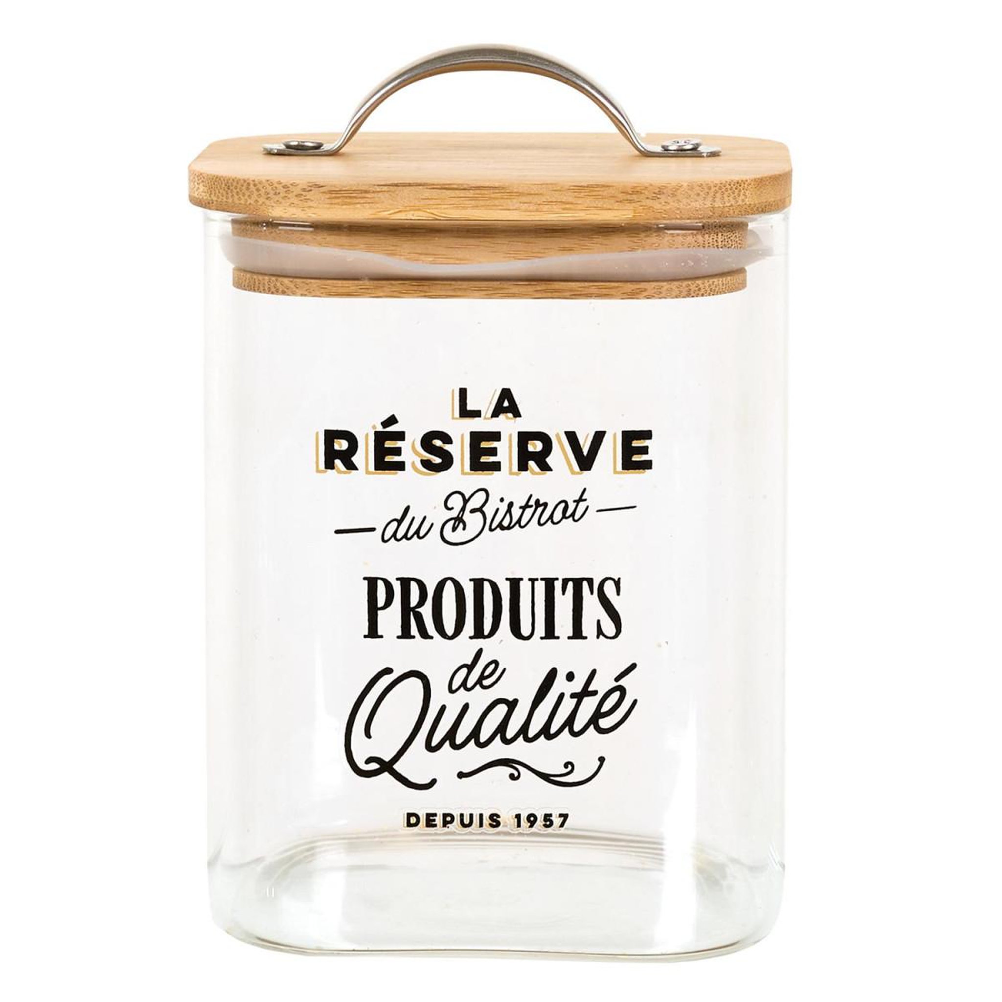 COOK CONCEPT Bocal de conservation en verre  bistrot  70cl transparent