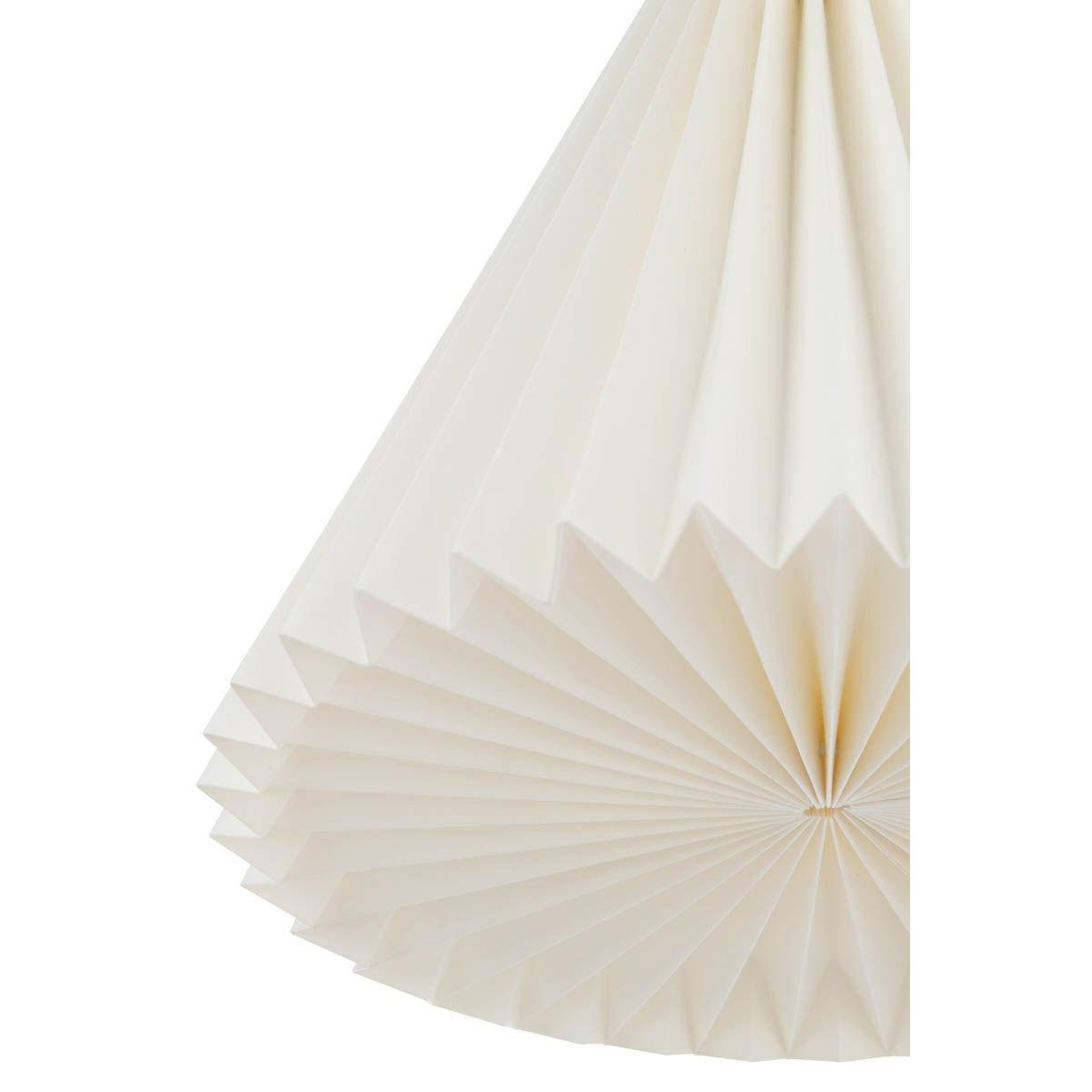 Voir la diapositive 3 : J-LINE Lampe suspension  papier  36cm blanc