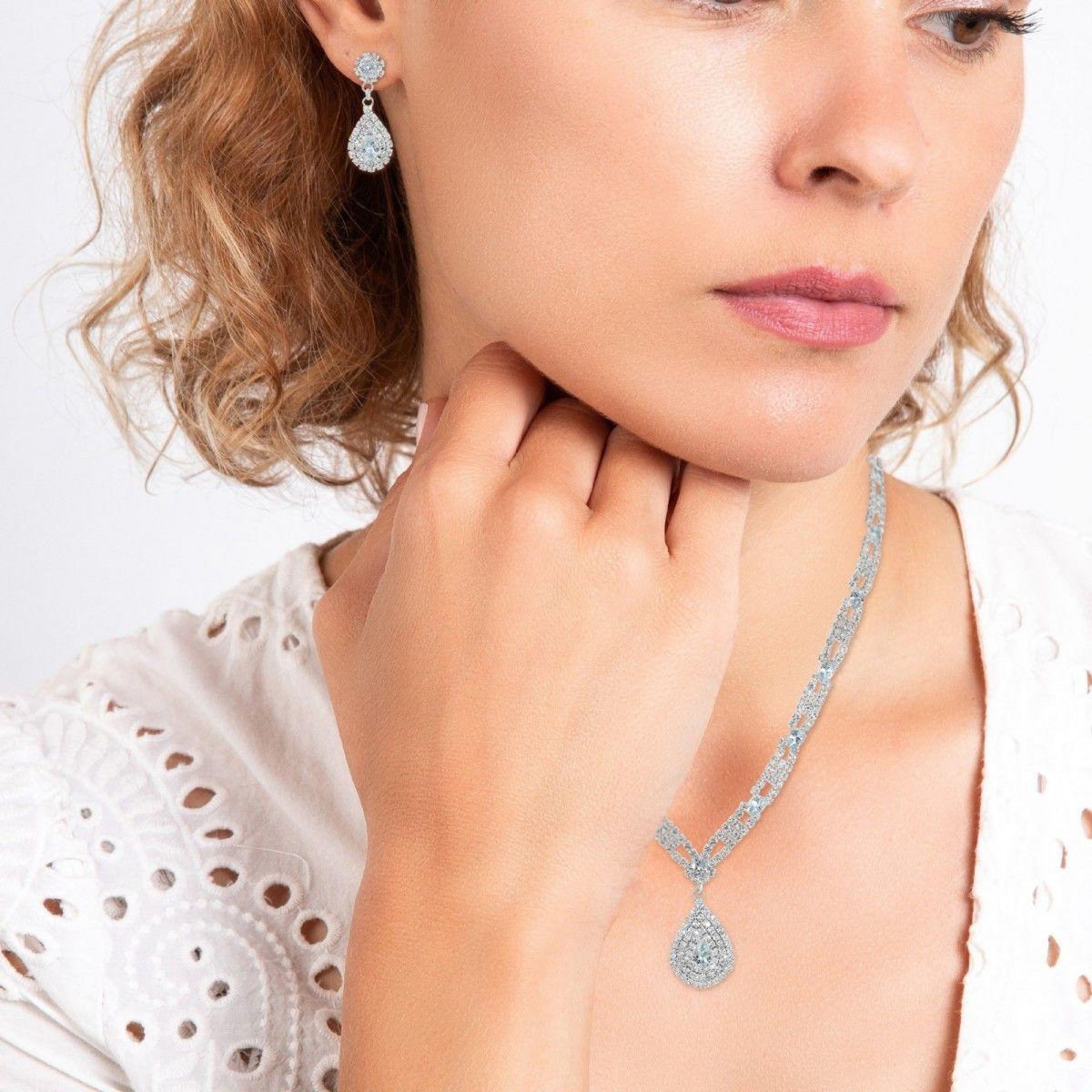 SC CRYSTAL Parure SC Crystal ornée de Cristaux scintillants