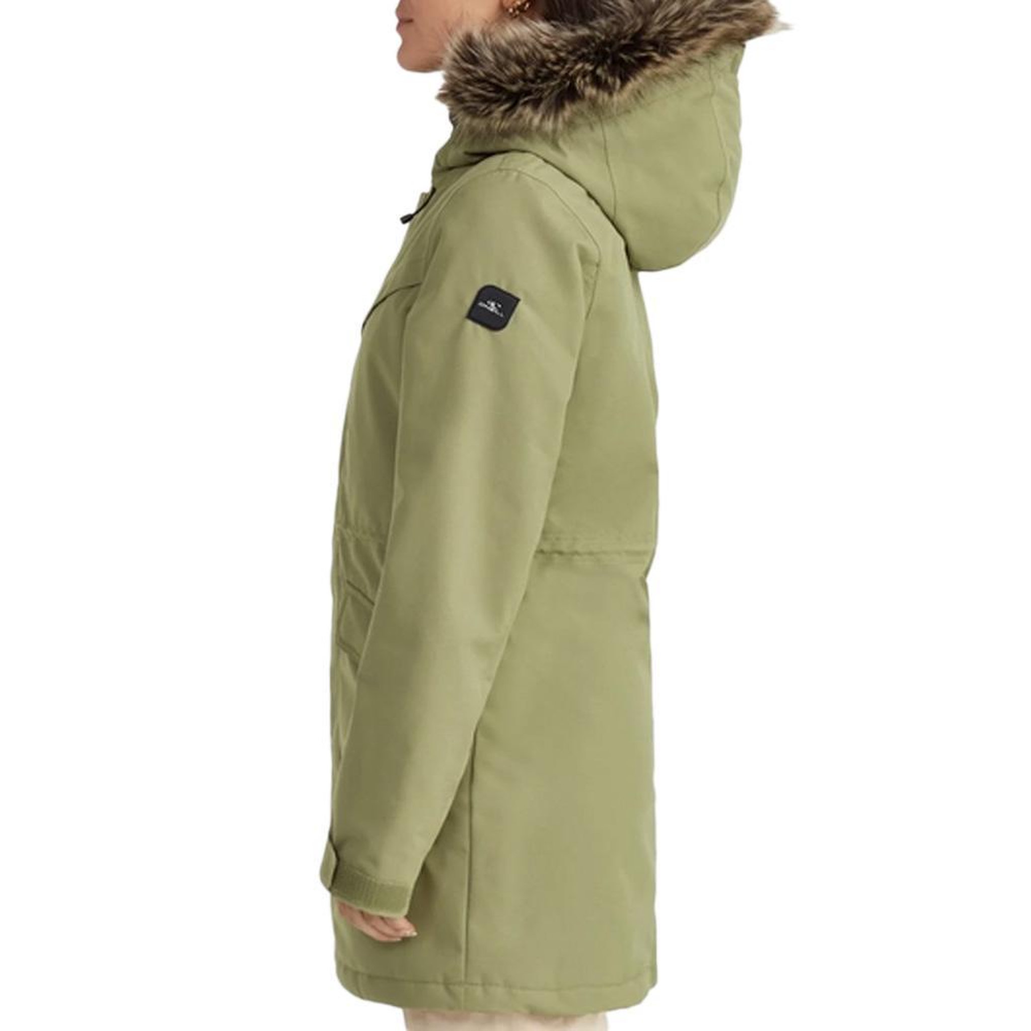 Voir la diapositive 2 : O'NEILL Parka Kaki Femme O'Neill Series
