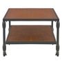 Voir la diapositive 3 : VIDAXL Table basse avec etagere 120x60x40 cm Bois de sapin massif