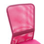 Voir la diapositive 5 : VIDAXL Chaise de bureau Rose 44x52x100 cm Tissu en maille