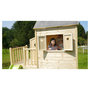 Voir la diapositive 2 : Soulet Maisonnette en bois pour enfant LULLY avec toboggan