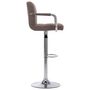 Voir la diapositive 4 : VIDAXL Chaises de bar lot de 2 taupe tissu
