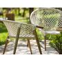 Voir la diapositive 3 : Jardiline Fauteuil de jardin en macramé coton - Jardiline