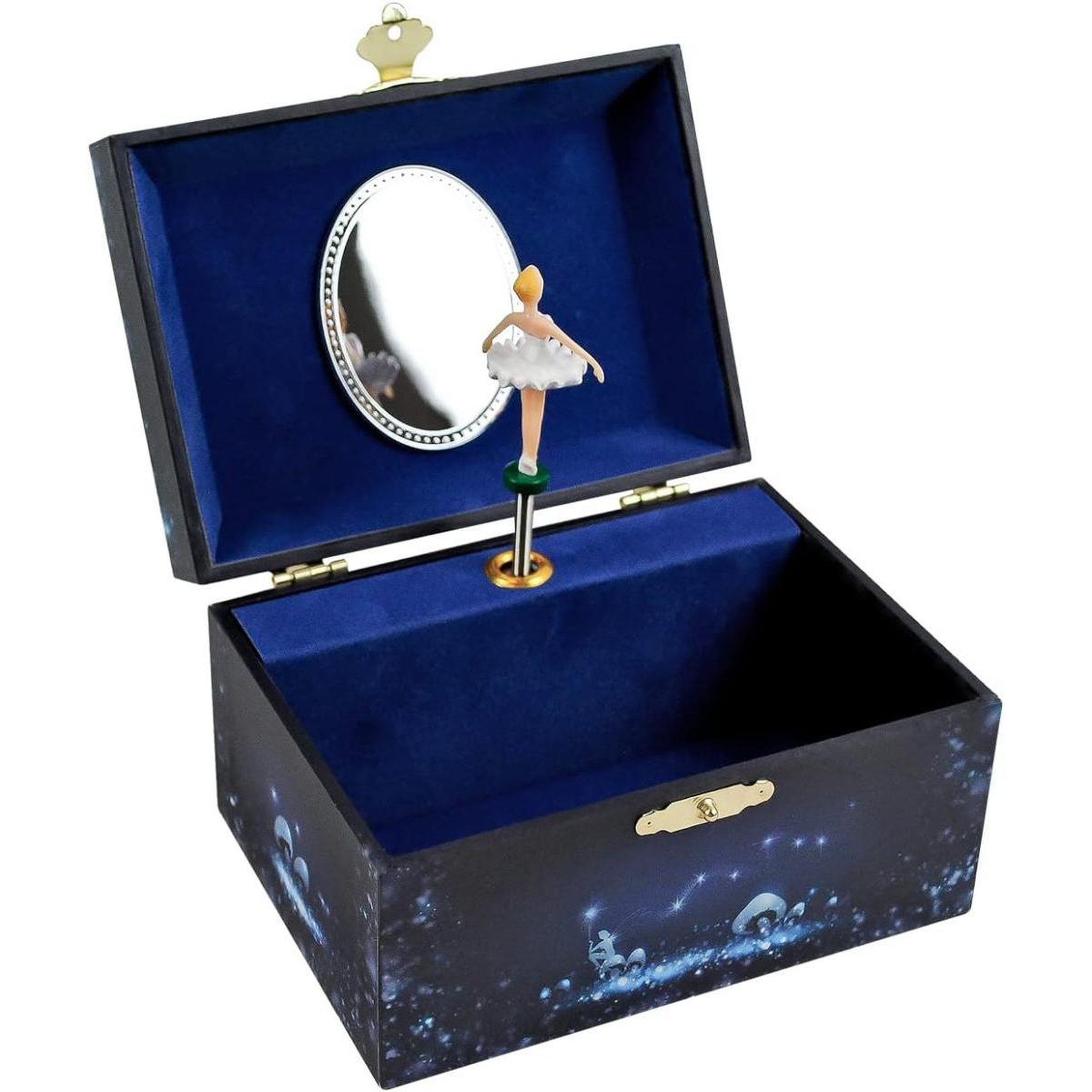 Voir la diapositive 2 : Trousselier Coffret musical phosphorescent danseuse étoile
