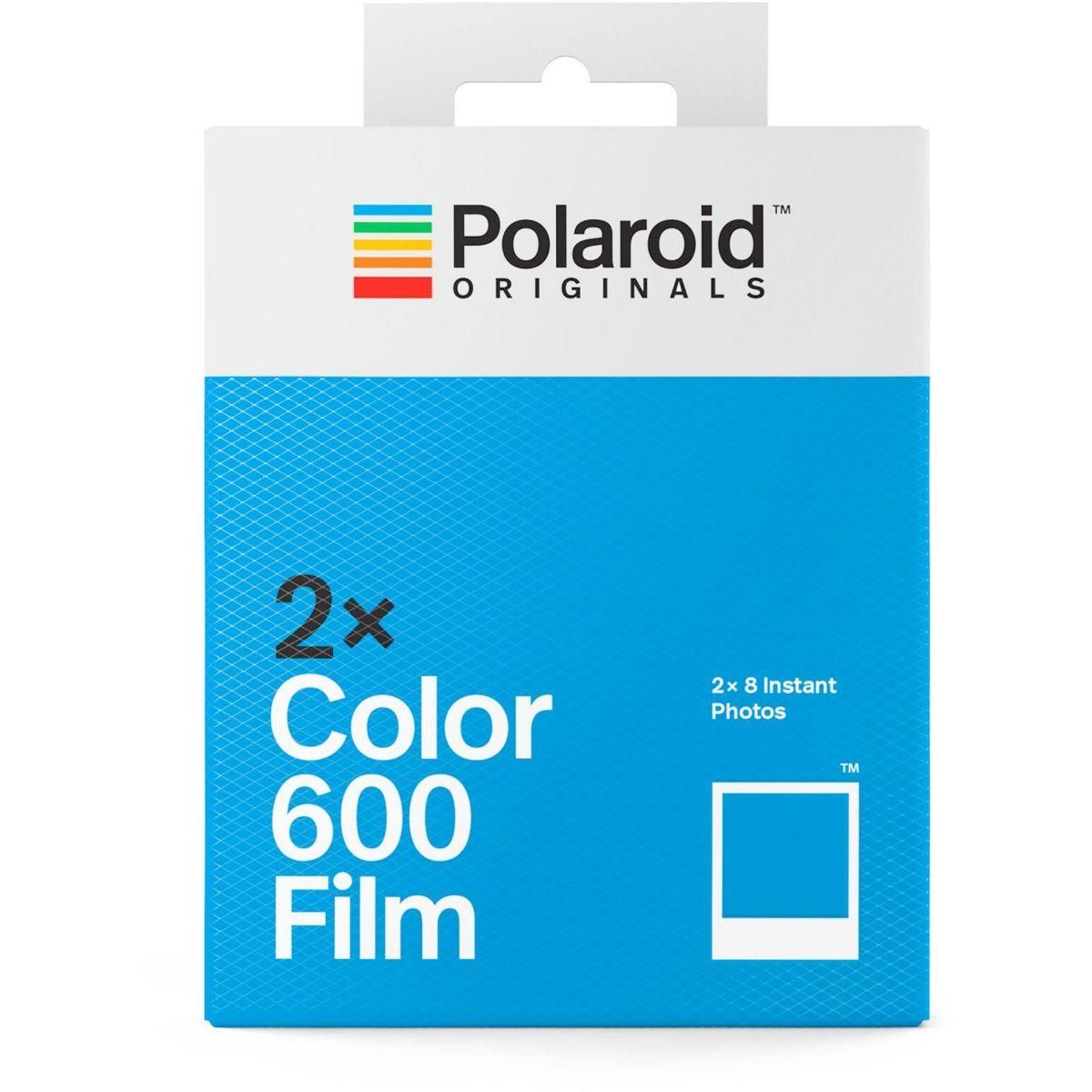 POLAROID Papier photo instantané Color Film 600 (x8) x2