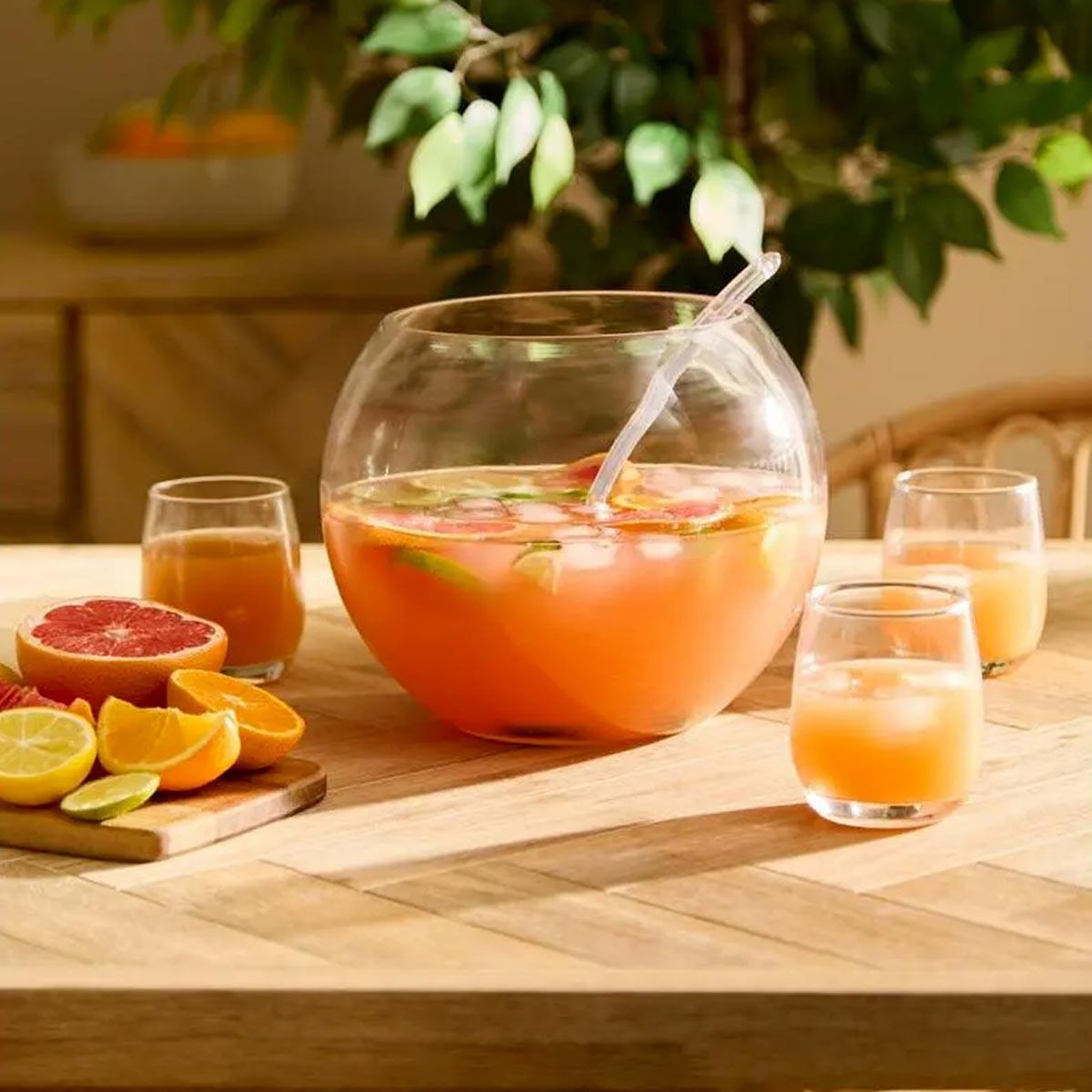 Voir la diapositive 5 : SECRET DE GOURMET Coffret cocktail 8 pièces  punch  6,5l transparent