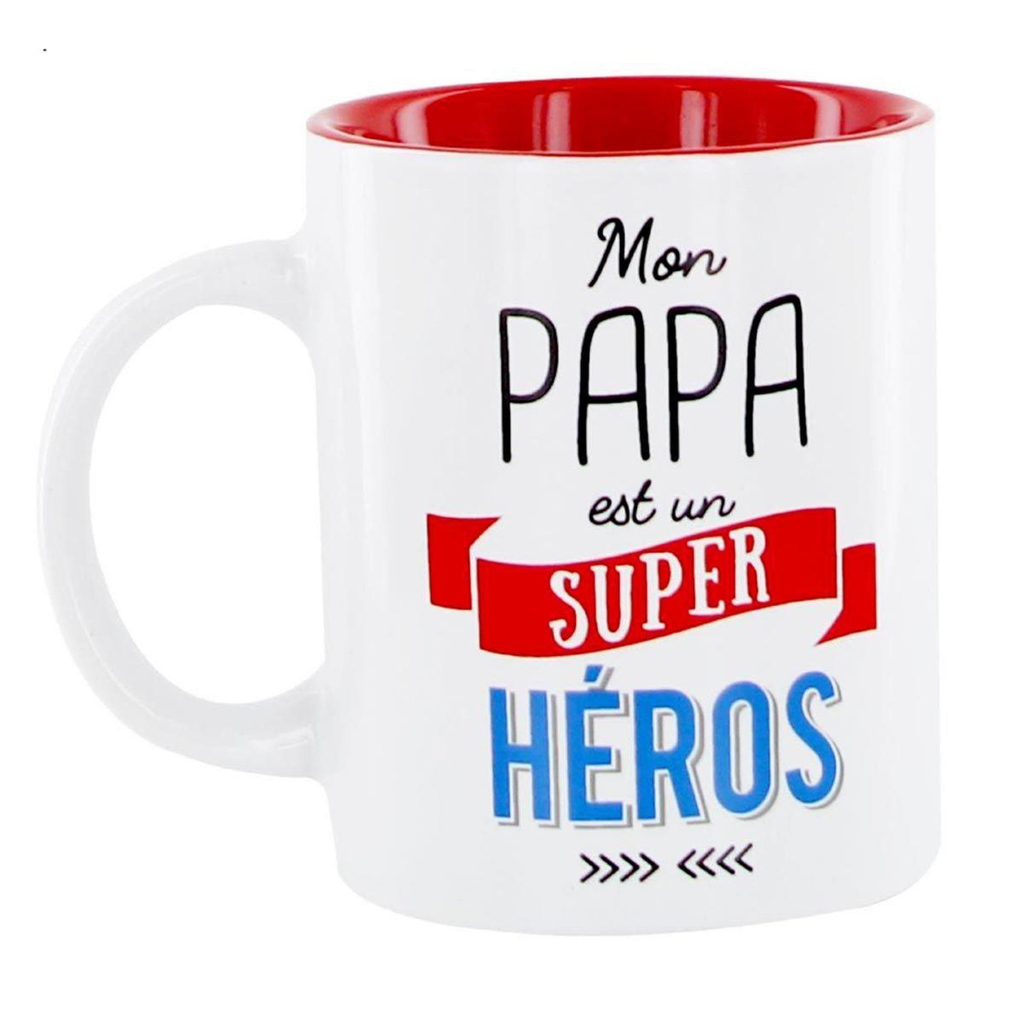 Voir la diapositive 1 : The concept Factory Mug design  mon papa  12cm blanc