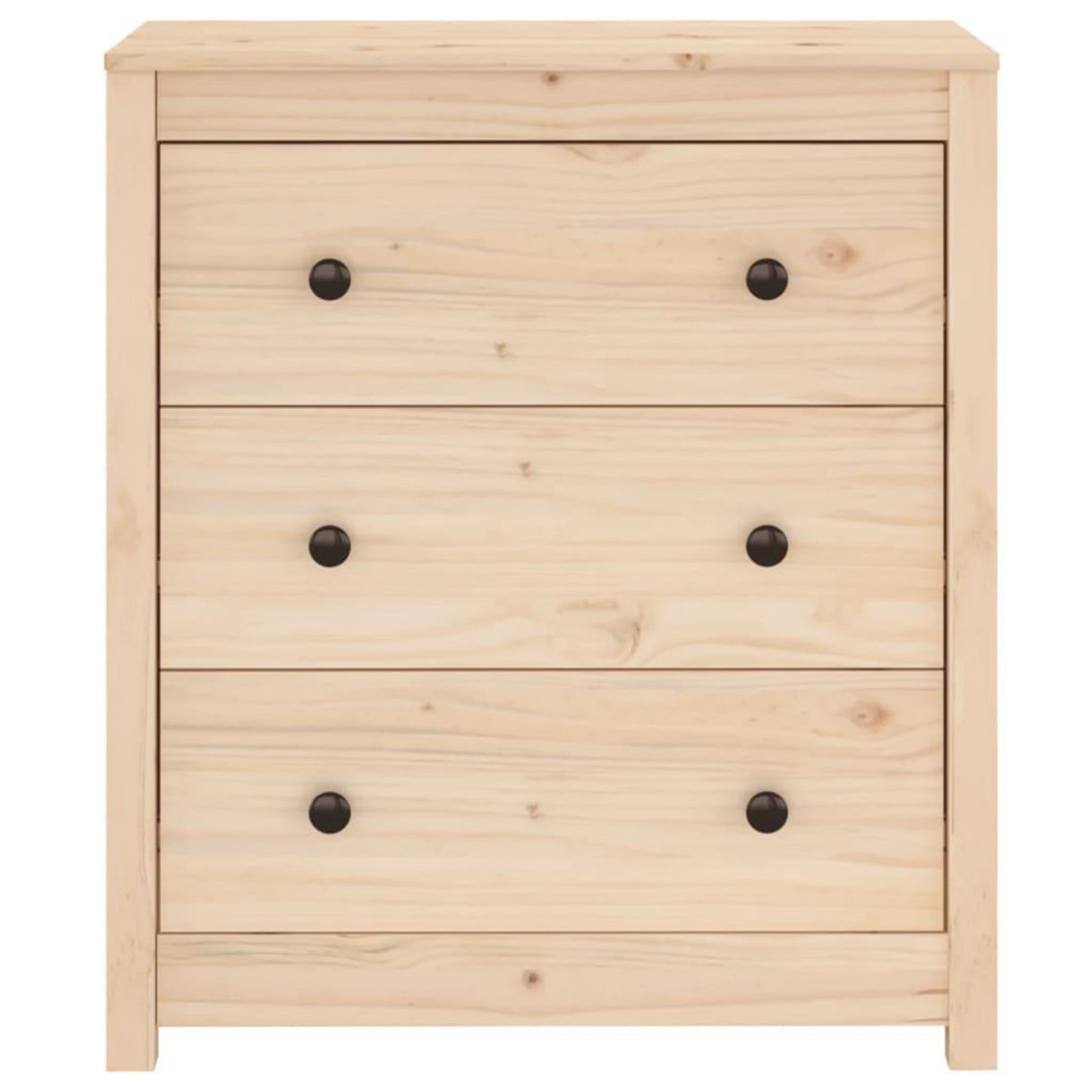 VIDAXL Buffet 70x35x80 cm bois massif de pin