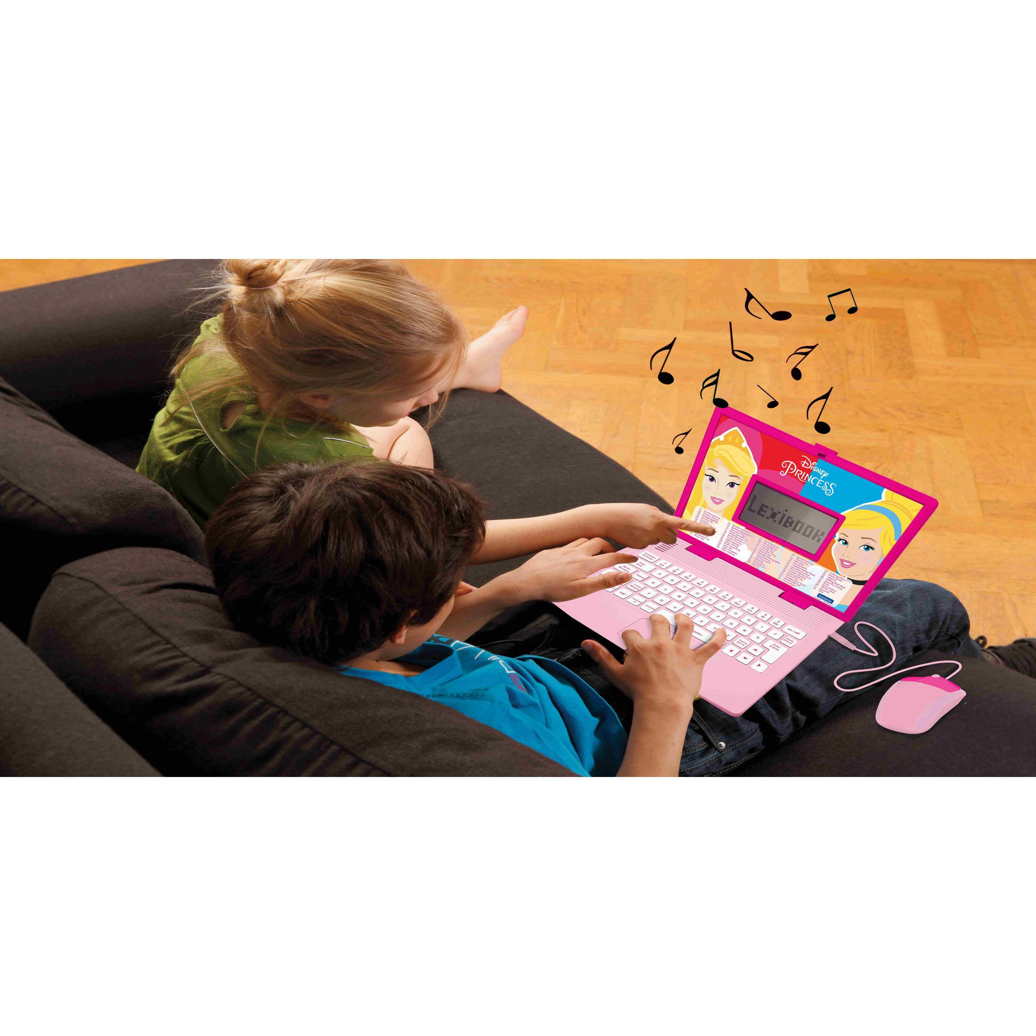 Voir la diapositive 5 : Lexibook Ordinateur portable éducatif bilingue Disney Princesse (FR/EN)