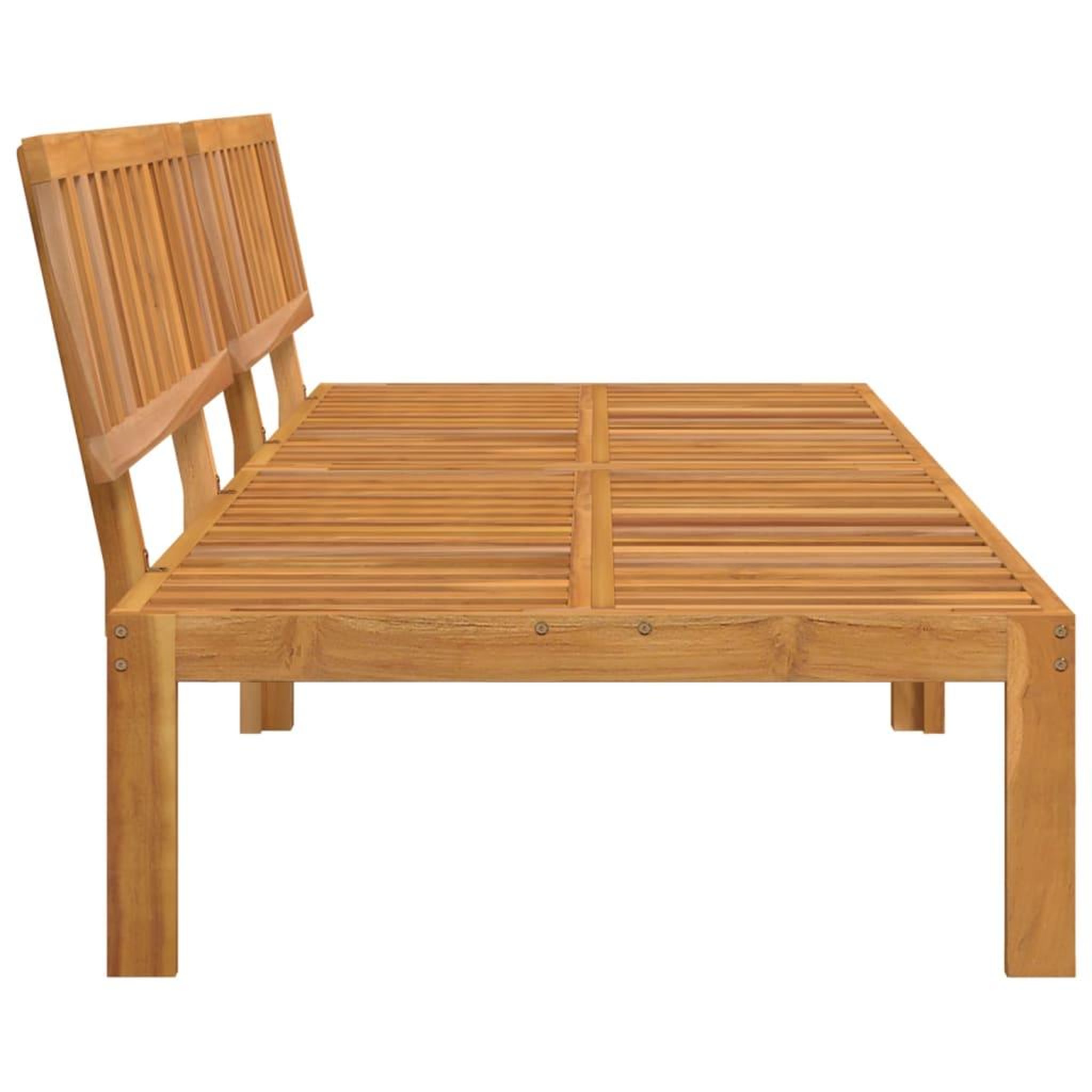 Voir la diapositive 4 : VIDAXL Canapes centraux palette de jardin 2 pcs bois massif d'acacia