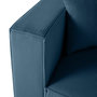 Voir la diapositive 3 : LISA DESIGN Arty - module d'assise gauche - en velours côtelé