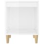 Voir la diapositive 5 : VIDAXL Table de chevet Blanc brillant 40x35x50 cm Bois d'ingenierie