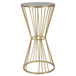 Paris Prix Table d'Appoint en Métal  Super  80cm Or