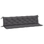 Voir la diapositive 2 : VIDAXL Coussins de banc de jardin lot de 2 anthracite tissu Oxford