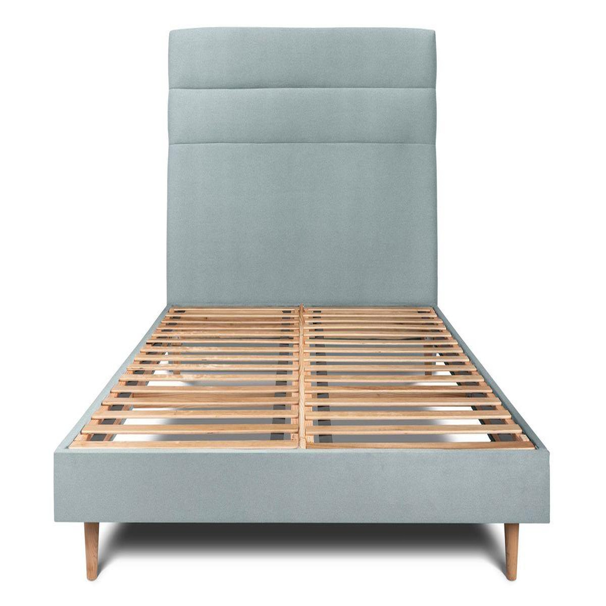 Voir la diapositive 1 : Sommeil de Plomb Lit avec tête de lit lignes velours et sommier kit - Hauteur totale : 29cm