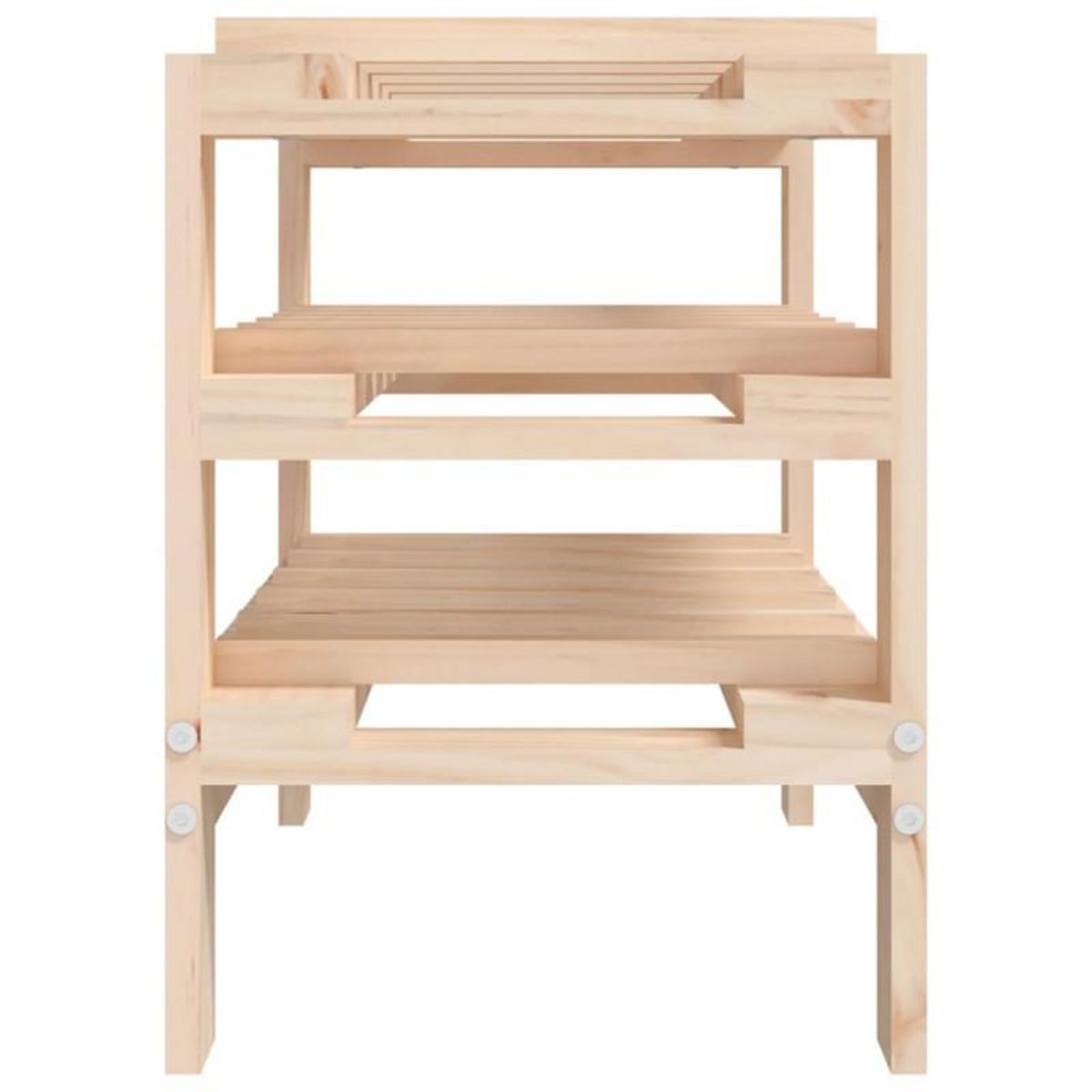 VIDAXL Casier à vin 61,5x30x42 cm Bois de pin massif