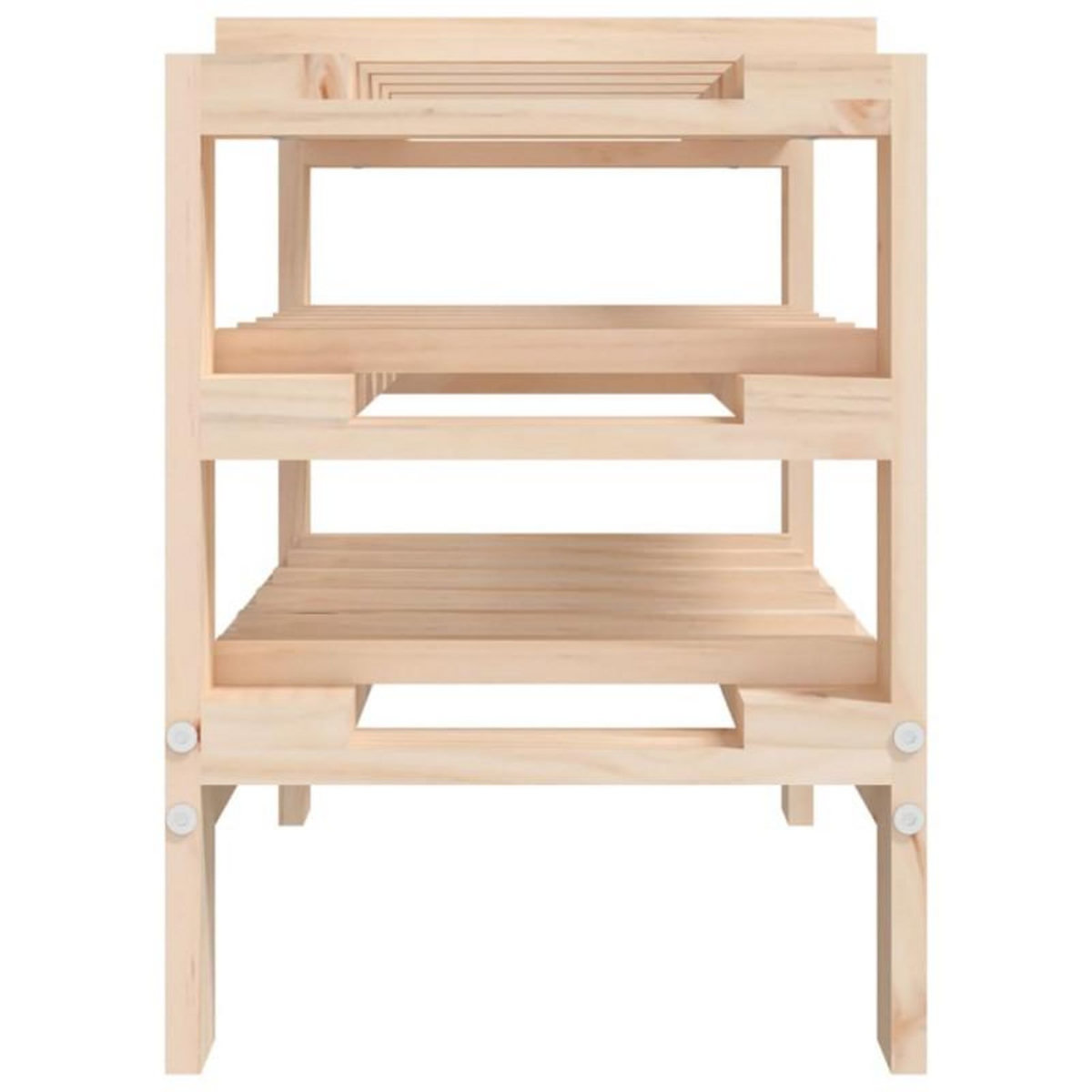 VIDAXL Casier à vin 61,5x30x42 cm Bois de pin massif